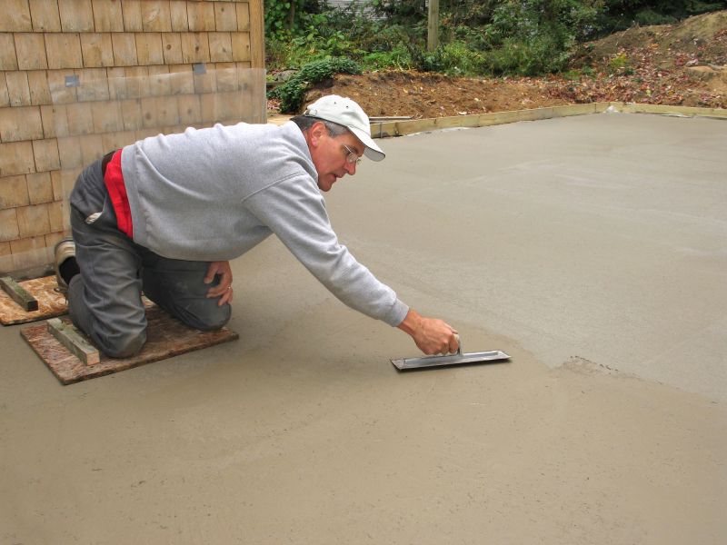 Concrete Countertop Pouring