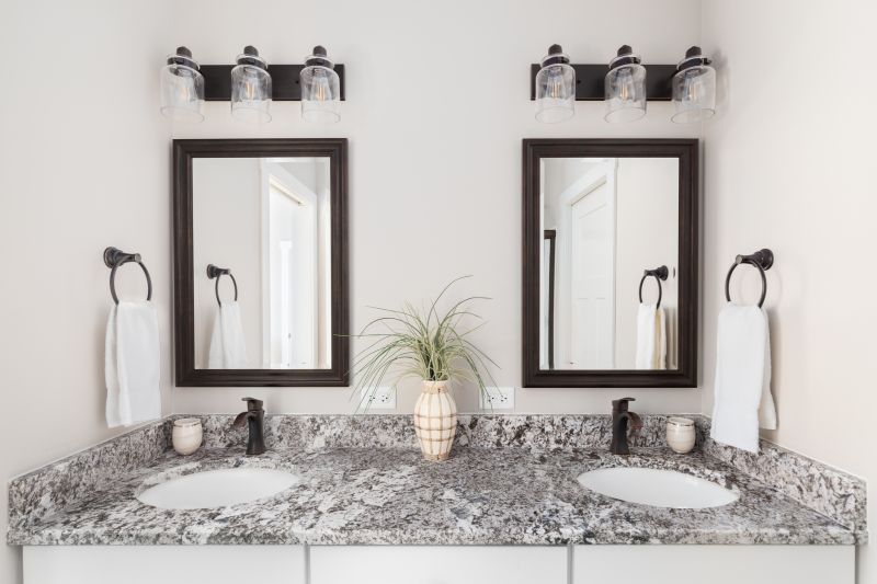 Bathroom Vanity with Granite Finish