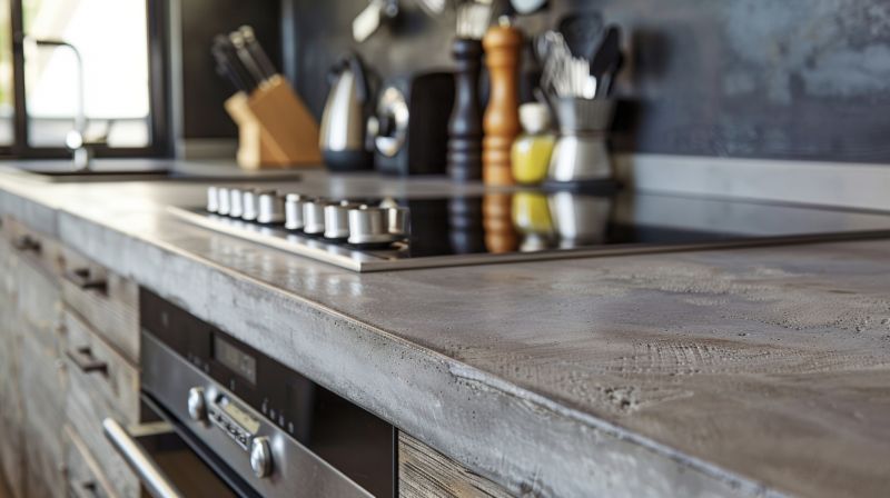 Concrete Counter Installation in Napa, CA